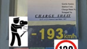Kildare gardai arrest motorist who was travelling at 193kph on the M9