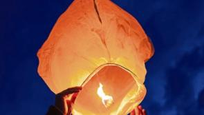 Mondello sky lantern event cancelled after opposition from Kildare Fire Officer, Irish Aviation Authority