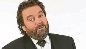 Funnyman Brendan Grace at Keadeen Hotel, Newbridge, in January