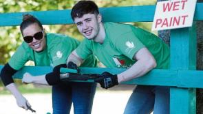 Intel staff help out a Kildare tidy town association