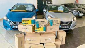Naas motor dealership sponsors protective equipment for medics