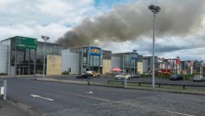VIDEO: Fire at Globe Retail Park, Naas