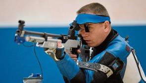 Newbridge sharp shooter Sean in action in Paralympics
