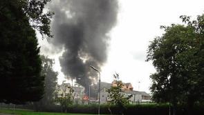 Ambulance on fire at Naas hospital