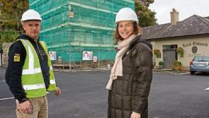 13 century gatehouse restoration  in Kildare town