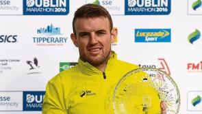 VIDEO:  Kildare man Pa Monahan comes second in the Dubai Wheelchair Marathon this morning