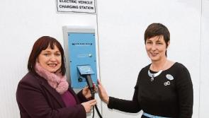 Electric car charge point arrives at Newbridge Silverware