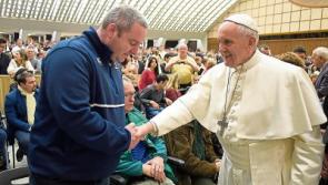 Rugby coach from Kildare meets Pope Francis