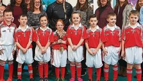 Kildare All Ireland Ladies champ launches new Newbridge school GAA kit
