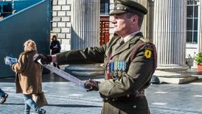 Defence Forces celebrate St Patrick's Day at the Curragh Camp