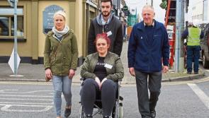 Newbridge St Conleth's students take part in disability exercise