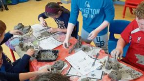 Kids sculptures on display at Kildare library