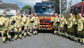 Kildare firefighters show off new high-tech gold kit and operations drone today