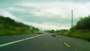 WATCH: Dramatic footage of Kildare motorbike crash near Baltracey Cross 
