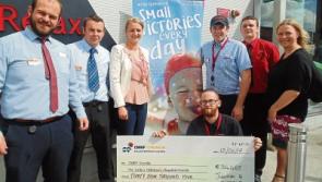 Kildare's Junction 14 raise over €34,000 for Crumlin Hospital
