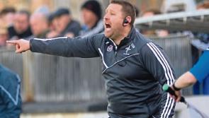 Cian O'Neill uses an unusual implement to train the Kildare team