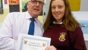 Awards ceremonies for St Farnan's, Prosperous, students