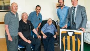 Special Round Towers presentation to Frank O'Connor on his 100th&nbsp;birthday&nbsp; 