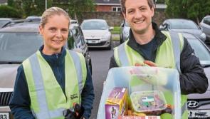 Kildare Kerry Group staff help Naas Tidy Towns to clean up park