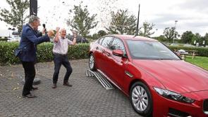 Naas couple 'lost for words' after winning brand new Jaguar