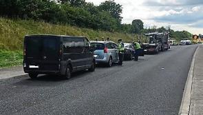 Kildare Traffic Corp conduct checkpoint on M7 motorway