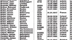 Ballingarry to honour 80 of its sons and daughters who fought in World War I