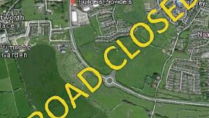 Road re-opened in Naas after burst gas pipe