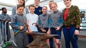 Kildare pupils get a behind-the-scenes tour at the Curragh
