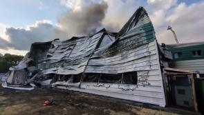WATCH: Dublin firefighters make 'good progress' tackling Coolock fire as several buildings collapse