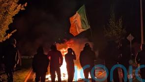 Six arrests near Kildare border as Irish police condemn ‘mob thuggery’