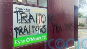 Graffiti on office is ‘attempt to intimidate me and my team’, Tipperary TD says