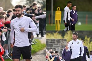 PHOTOS: Manchester United visit Kildare for squad training session ahead of pre-season announcement