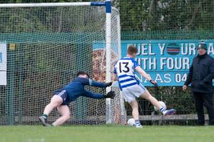 Fintan Quinn hat-trick helps Naas beat Sarsfields by staggering 19 points