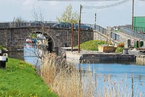 A three foot high flood in a Kildare housing estate was caused by a piece of plastic