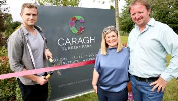Popular rugby star Jamie Heaslip officially launches Caragh Nursery Park