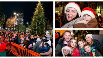 PICTURES: Christmas tree lights turned on in Naas