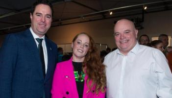 New TDs Martin Heydon, Shónagh Ni Raghallaigh and Mark Wall 