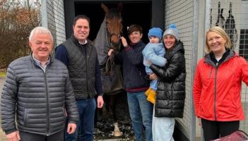 Andrew Kinirons, a young Kildare trainer with a very bright future