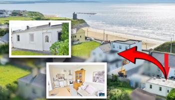 PICTURES: Irish seaside charm just steps from the beach as chalet goes to auction for €135k