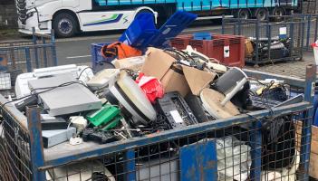 Eight tonnes of waste gathered in recycling event in one town
