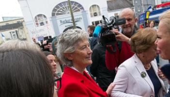 GALLERY: Presidential candidate Catherine Connolly visits Naas, Kildare