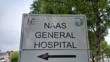 Two patients on trolleys at Kildare's principal hospital today