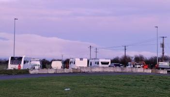 Illegal encampment near well-known business site in Kildare sparks outcry