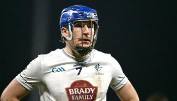 Kildare hurlers in action v Dublin