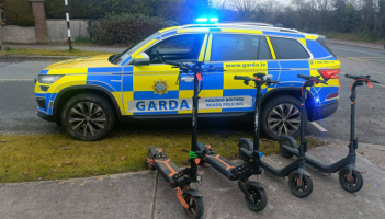 &lsquo;This is not a toy&rsquo;: Illegal e-scooters seized after Kildare garda&iacute; catch minors riding them