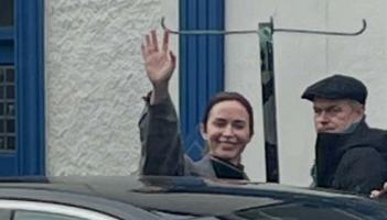 PICTURES: Emily Blunt visits Kildare for Netflix film shoot