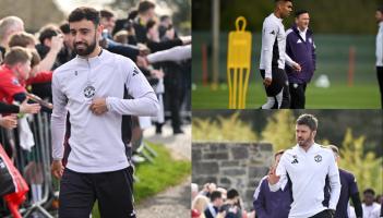PHOTOS: Manchester United visit Kildare for squad training session ahead of pre-season announcement