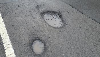 'Numerous large potholes' reported on this Kildare road