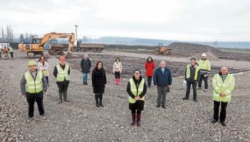 Gaelscoil Thromaire delighted work underway