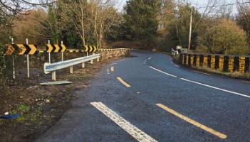 Cock Bridge reopened after crash damage